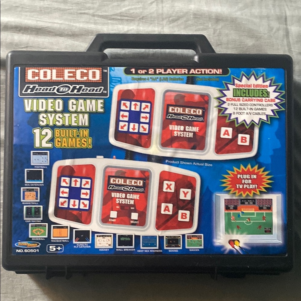 Coleco Head-to-Head Handheld Plug-N-Play with 12 Games